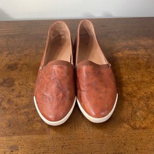 Frye Melanie leather slip-on sneaker